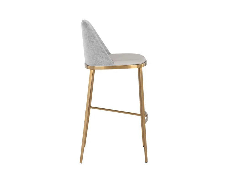 Dover Leather Upholstered Luxurious Barstool