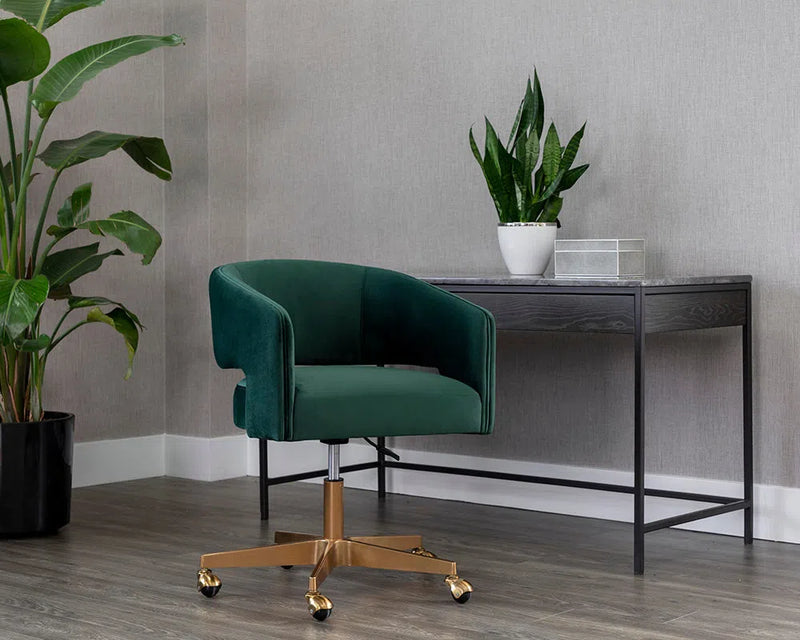 Claren Fabric Upholstered Office Armchair