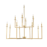 Kaya Chandelier Brass Finish Modern Lighting Fixture