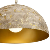 Tara Pendant Light Antique Gold Modern Dome Design