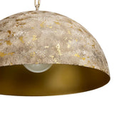 Tara Pendant Light Antique Gold Modern Dome Design