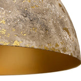 Tara Pendant Light Antique Gold Modern Dome Design