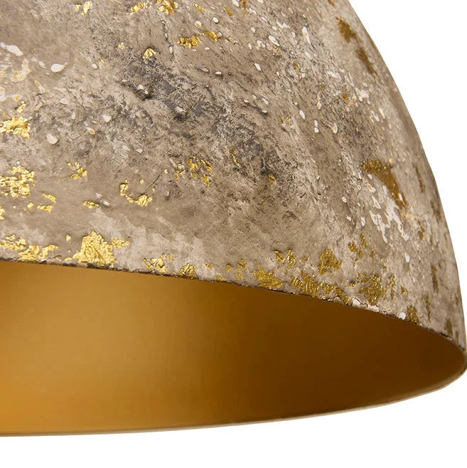 Tara Pendant Light Antique Gold Modern Dome Design