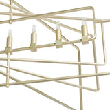 Raiden Chandelier Modern Champagne Gold Finish