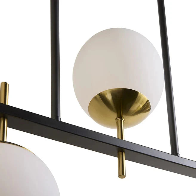 Keiley Chandelier Modern Design with Gold Accents