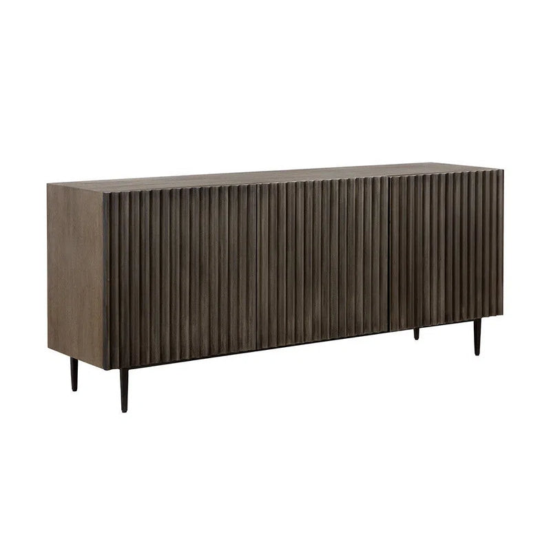 Carlin Wooden Iron Taupe Sideboard