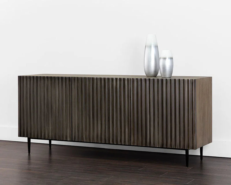 Carlin Wooden Iron Taupe Sideboard