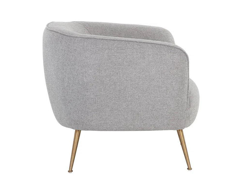 Amara Fabric Upholstered Lounge Chair