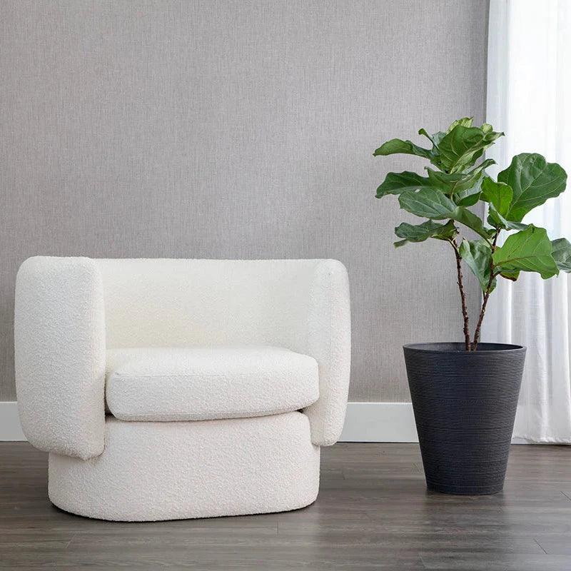 Valence Armchair Maya White - Stylish Contemporary Comfort