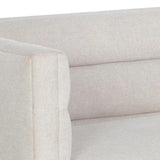 Talbot Sofa Belfast Oatmeal Modern Design Fabric Couch