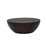 Kinsley Wooden Handcrafted Round Coffee Table