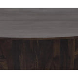 Kinsley Wooden Handcrafted Round Coffee Table