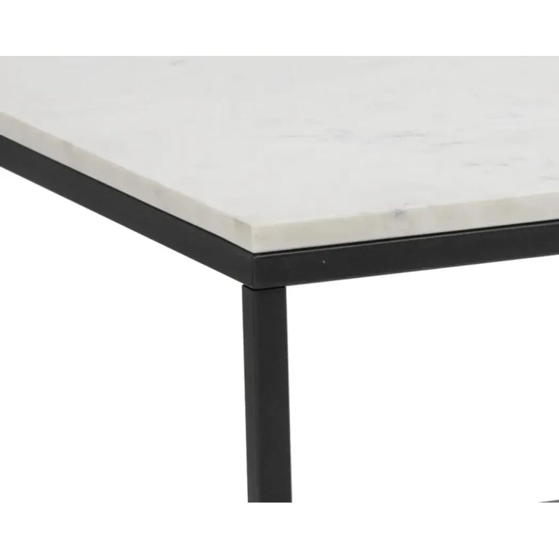 Ellery Marble Top Rectangular Coffee Table