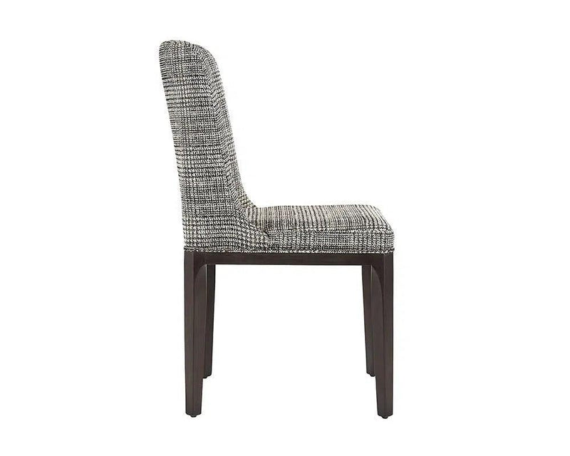 Elisa Fabric Upholstered Armless Dining Chair