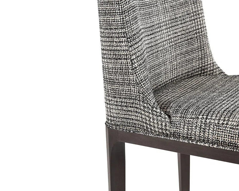 Elisa Fabric Upholstered Armless Dining Chair