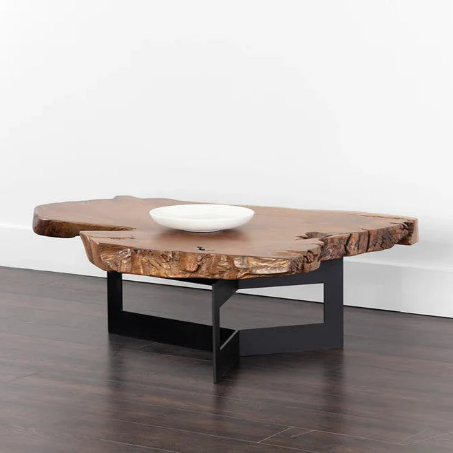 Wyatt Wooden Geometric Coffee Table