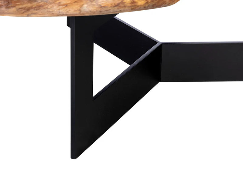 Wyatt Wooden Geometric Coffee Table