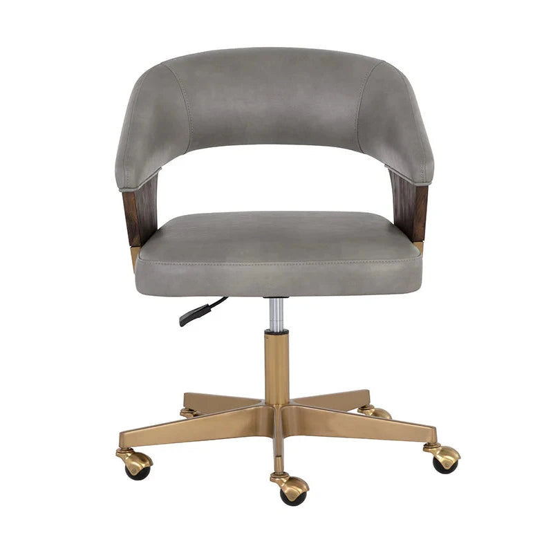 Leonce Office Chair Bravo Metal With Matte Gold Base