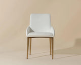 Carlo Leather Upholstered Dining Armchair