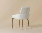 Carlo Leather Upholstered Dining Armchair