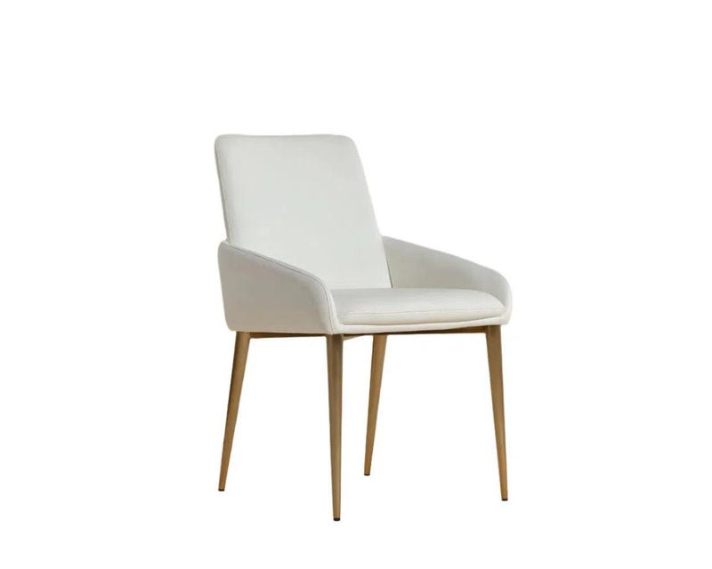 Carlo Leather Upholstered Dining Armchair