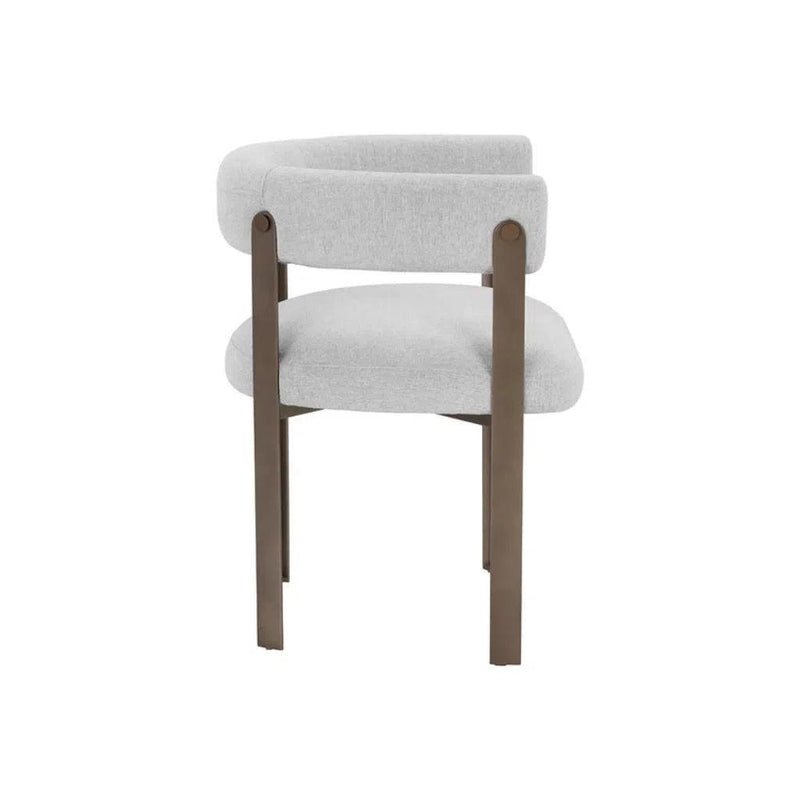 Mae Fabric Upholstered Dining Armchair