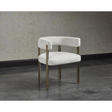 Mae Fabric Upholstered Dining Armchair