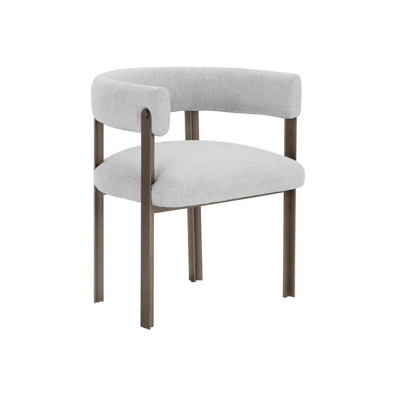 Mae Fabric Upholstered Dining Armchair