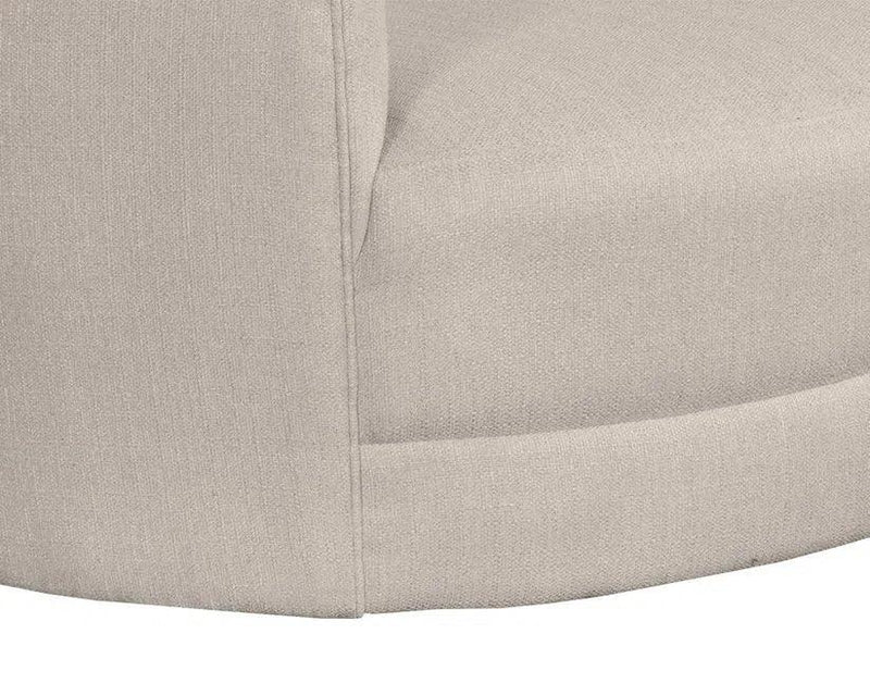 Grimaldi Fabric Upholstered Contemporary Sofa