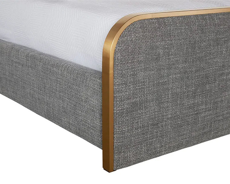 Tometi Fabric Upholstered Modern Bed