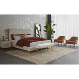 Harris Fabric Upholstered Modern Bed