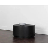 Rubin Concrete Outdoor Round Coffee Table