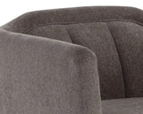 Birrit Fabric Upholstered Swivel Armchair