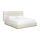 Beckham Polyester Upholstered King Bed