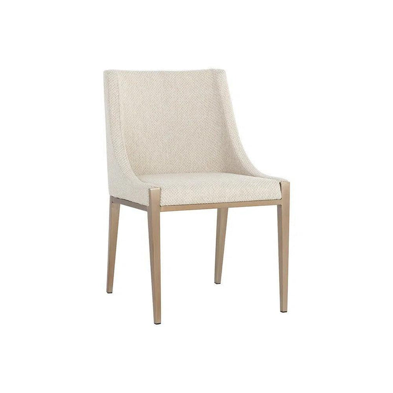 Dionne Fabric Upholstered Armless Dining Chair