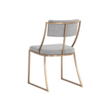 Makena Fabric Upholstered Armless Dining Chair