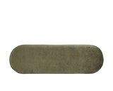 Elowen Fabric Upholstered Oval Designed Backless Bench