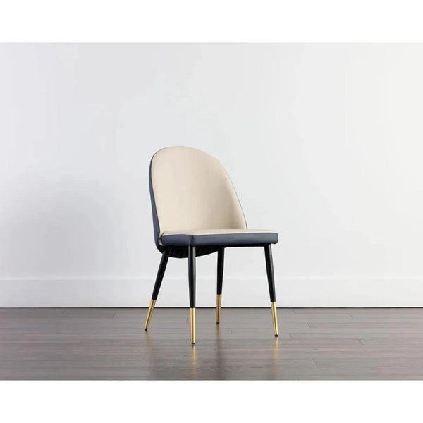 Kline Leather Armless Dining Chair