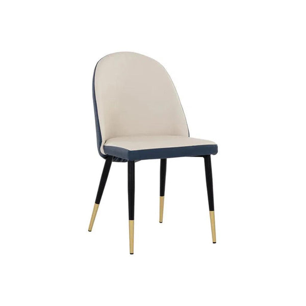 Kline Leather Armless Dining Chair