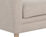 Yosi Fabric Upholstered Backless Bench