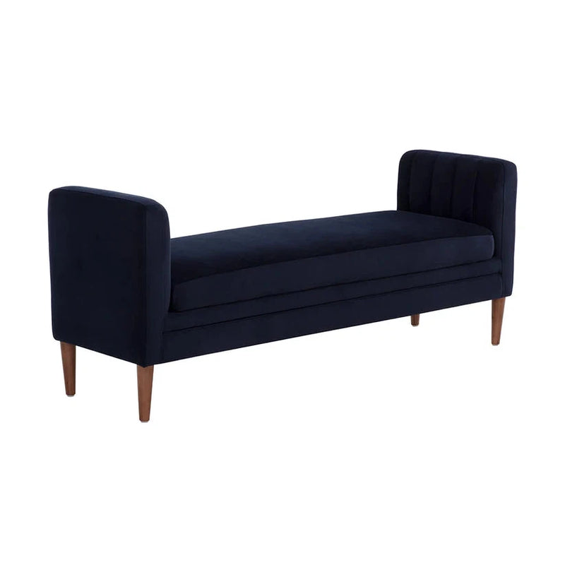 Yosi Fabric Upholstered Backless Bench