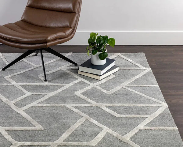 Zizi Hand-Tufted Grey Rug