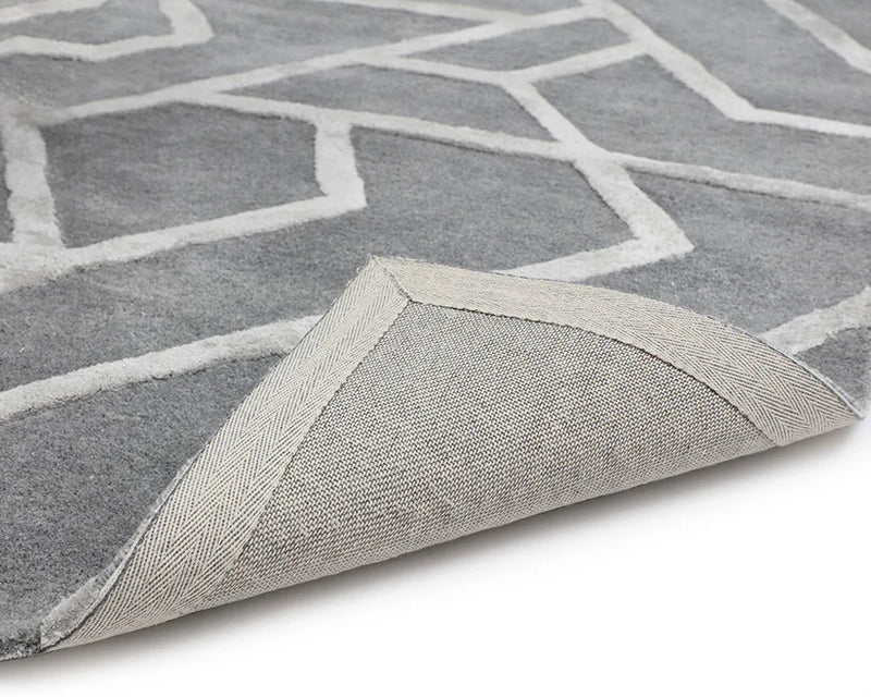 Zizi Hand-Tufted Grey Rug