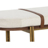 Elaine Polyester Upholstered Backless Bench