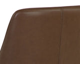Jody Dining Chair Missouri Mahogany Leather Modern Style