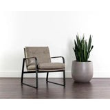 Sterling Leather Upholstered Lounge Chair