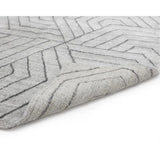 Mazey Hand-Loomed Grey Rug