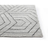 Mazey Hand-Loomed Grey Rug