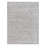 Mazey Hand-Loomed Grey Rug