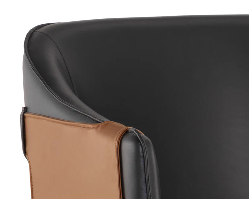 Carter Leather Upholstered Office Armchair